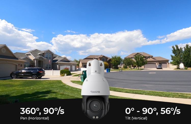 RLC-823S1 - 4K PTZ 360° Auto-Tracking PoE IP Camera with 5X