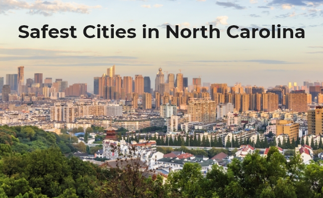 safest cities in North Carolina